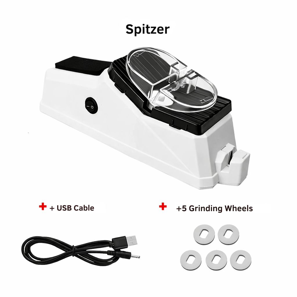 Electric Knife Sharpener – USB Rechargeable, Safe & Fast 5