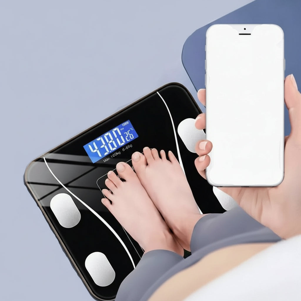 Smart Body Composition Scale with App and LED Display 9