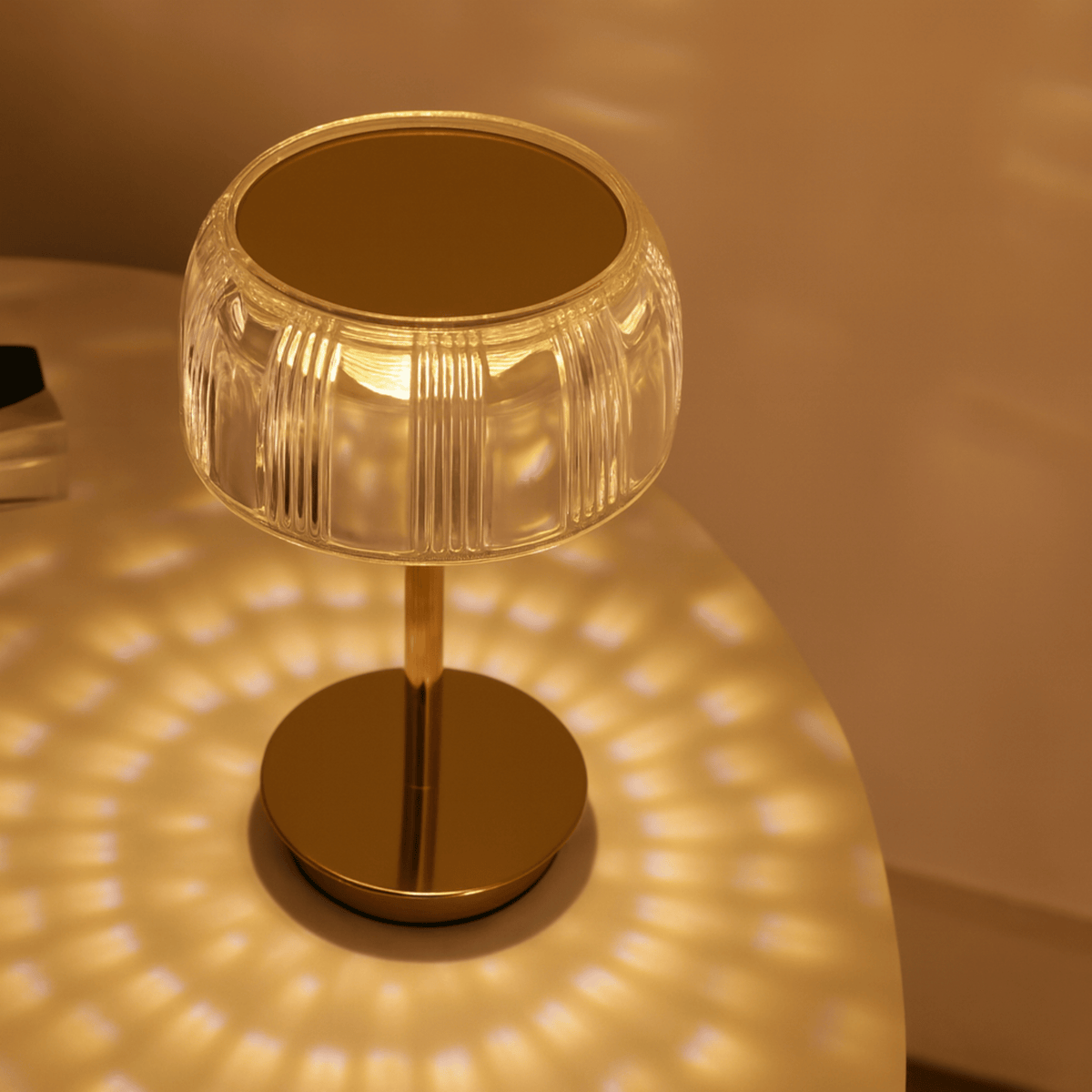 Rechargeable Acrylic Table Lamp – Touch Dimmer, 3 Modes 4