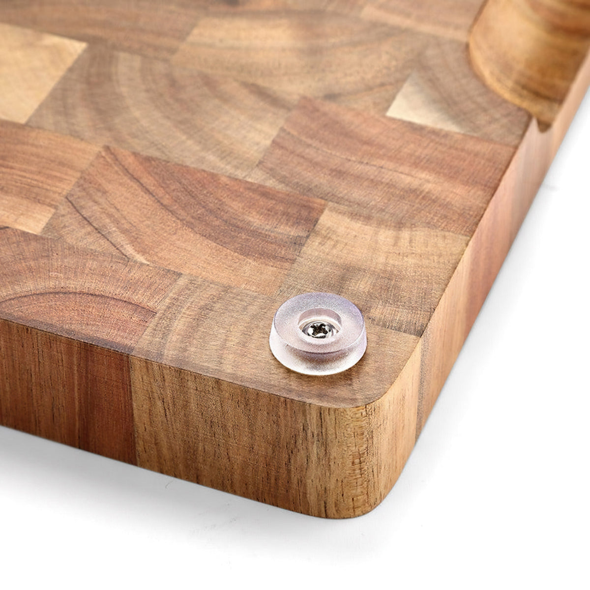 Acacia Wood Cutting Board – Solid, Knife-Friendly with Grip 6