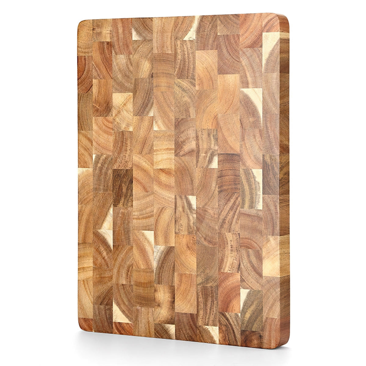 Acacia Wood Cutting Board – Solid, Knife-Friendly with Grip 4