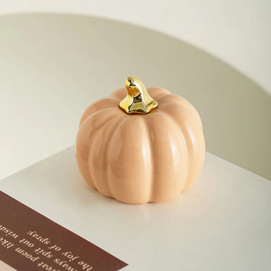 Ceramic Pumpkin Set of 3 – Matte Autumn Decor for Your Home 3