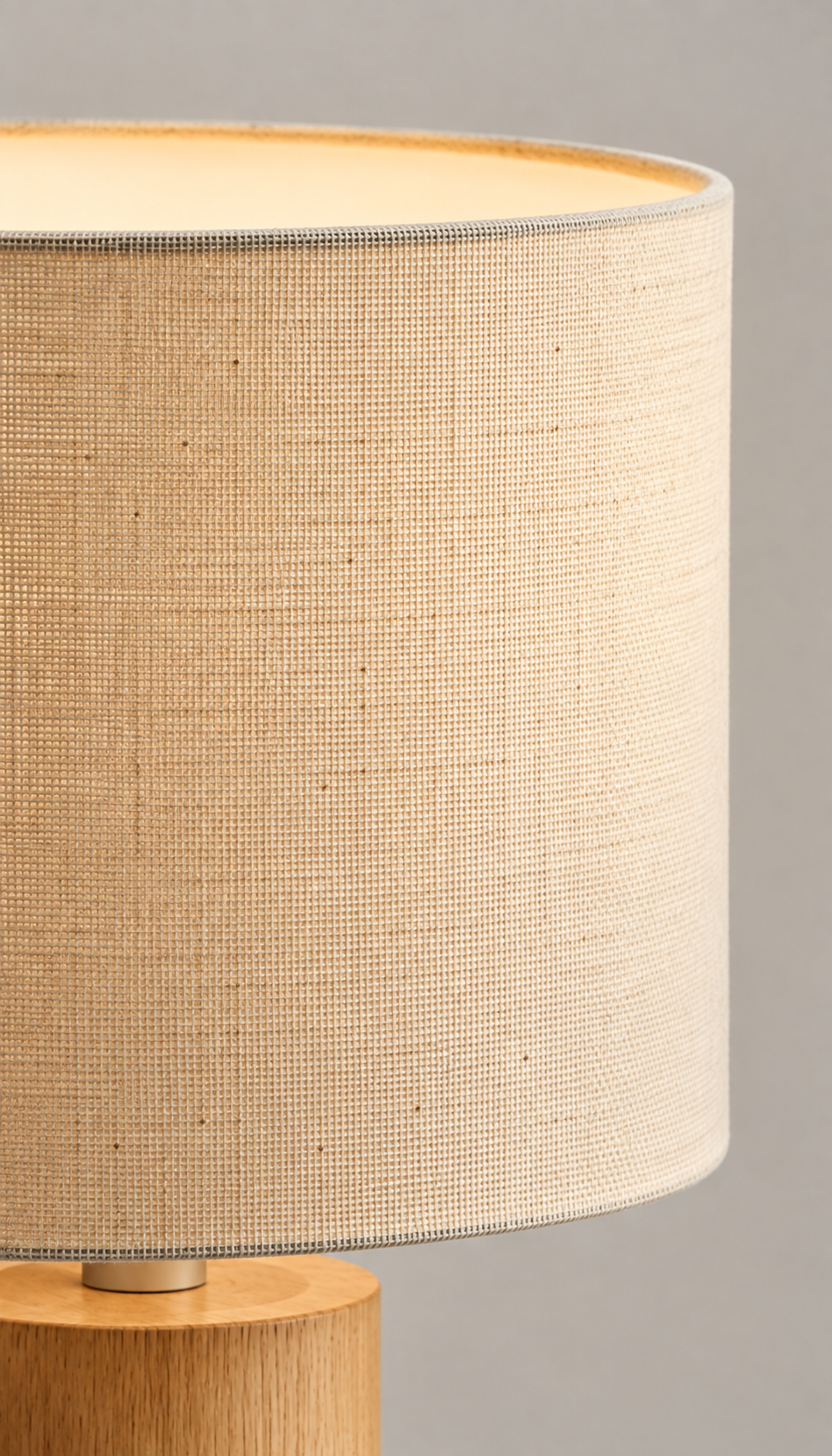 Honey Linen Shade Bedside Lamp