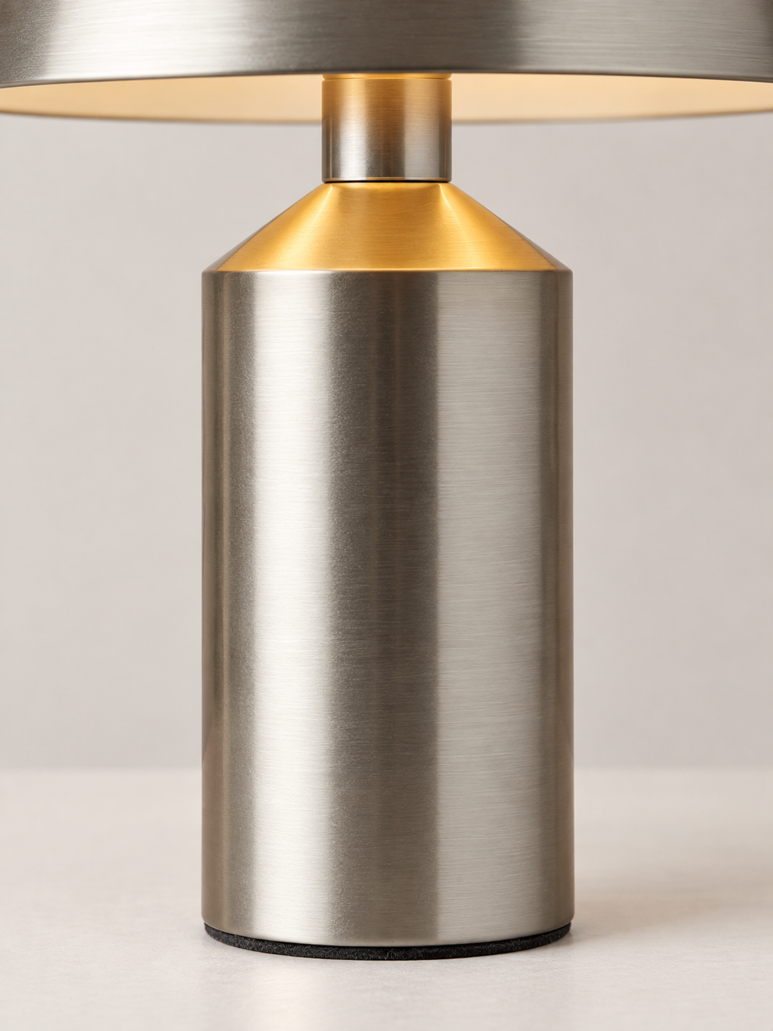 Brushed Steel Accent Lamp