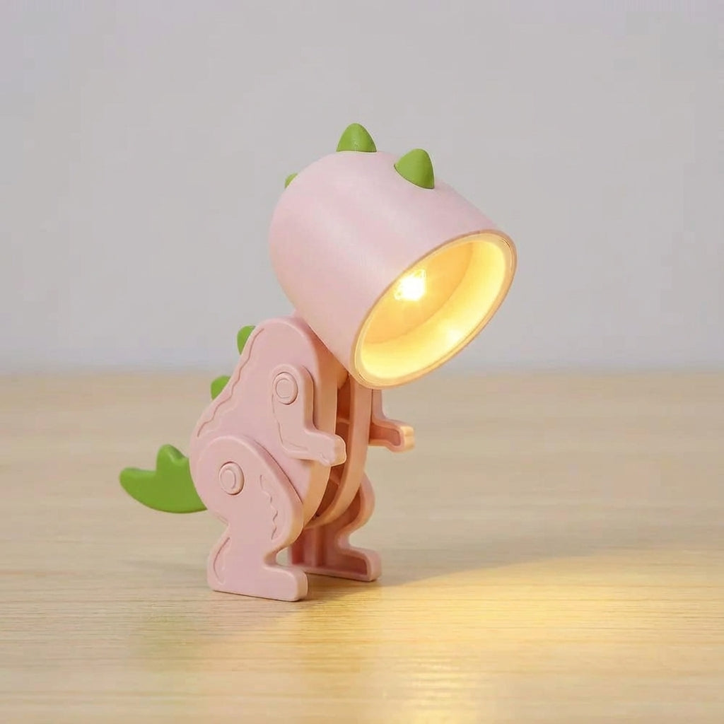 Foldable Dinosaur Desk Lamp – Portable Warm LED Clip Lamp 2