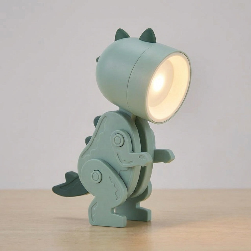 Foldable Dinosaur Desk Lamp – Portable Warm LED Clip Lamp 5