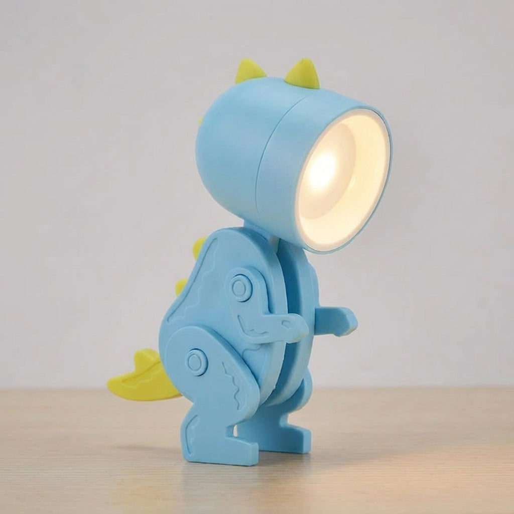 Foldable Dinosaur Desk Lamp – Portable Warm LED Clip Lamp 6