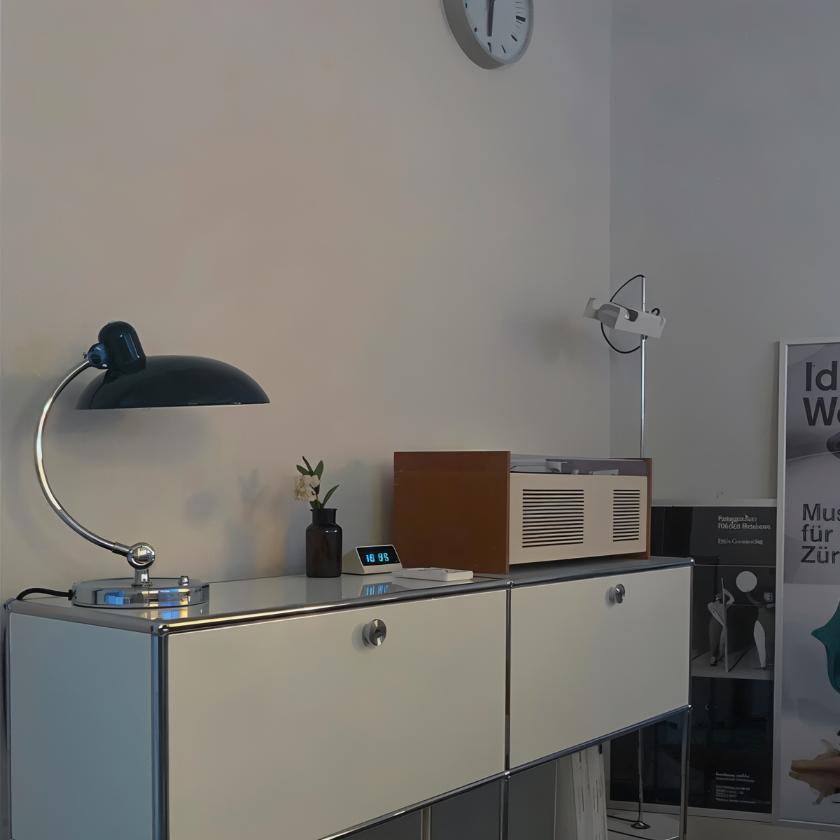 Adjustable Retro Desk Lamp – Metal Dome Shade, E27 2