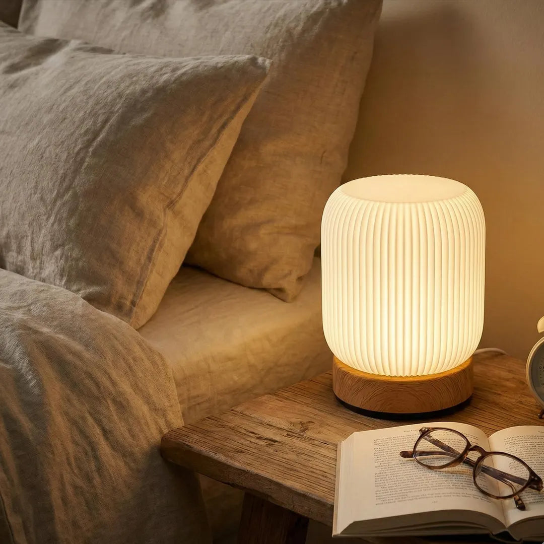 Round LED Night Light – Touch Control, USB Rechargeable 2