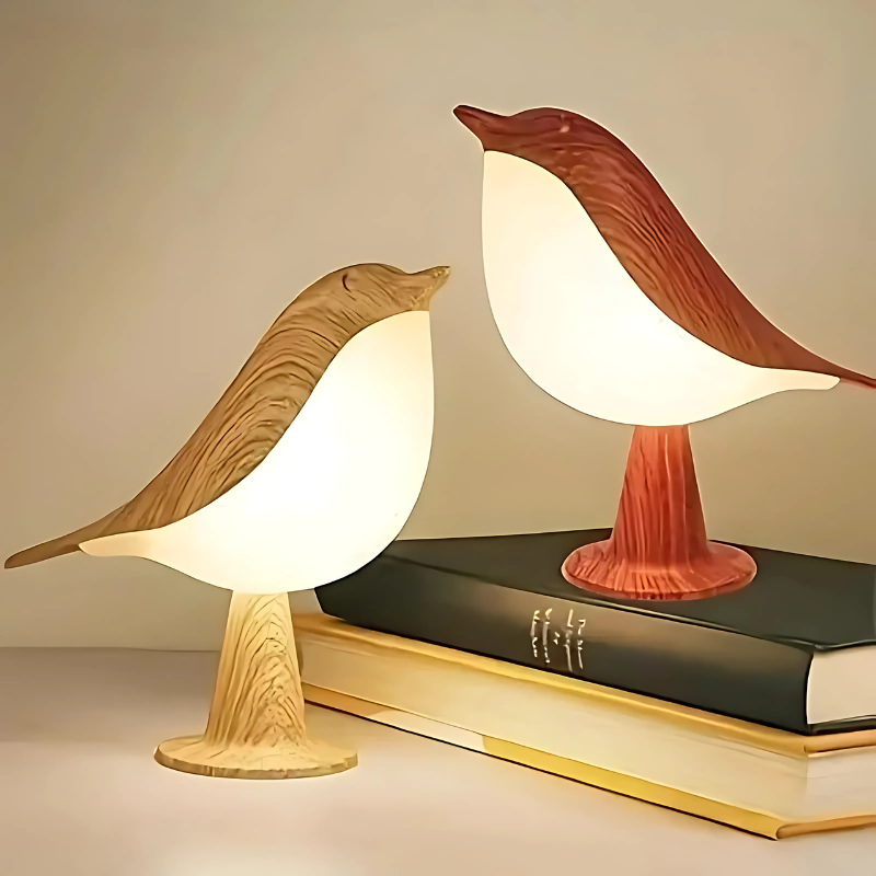Bird Table Lamp with Aroma Diffuser – Cordless & Dimmable 1