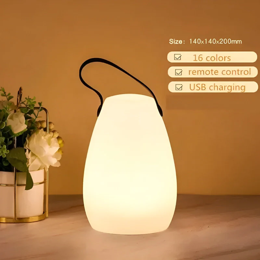 Waterproof Cordless Table Lamp – 16 Colours with Remote 8