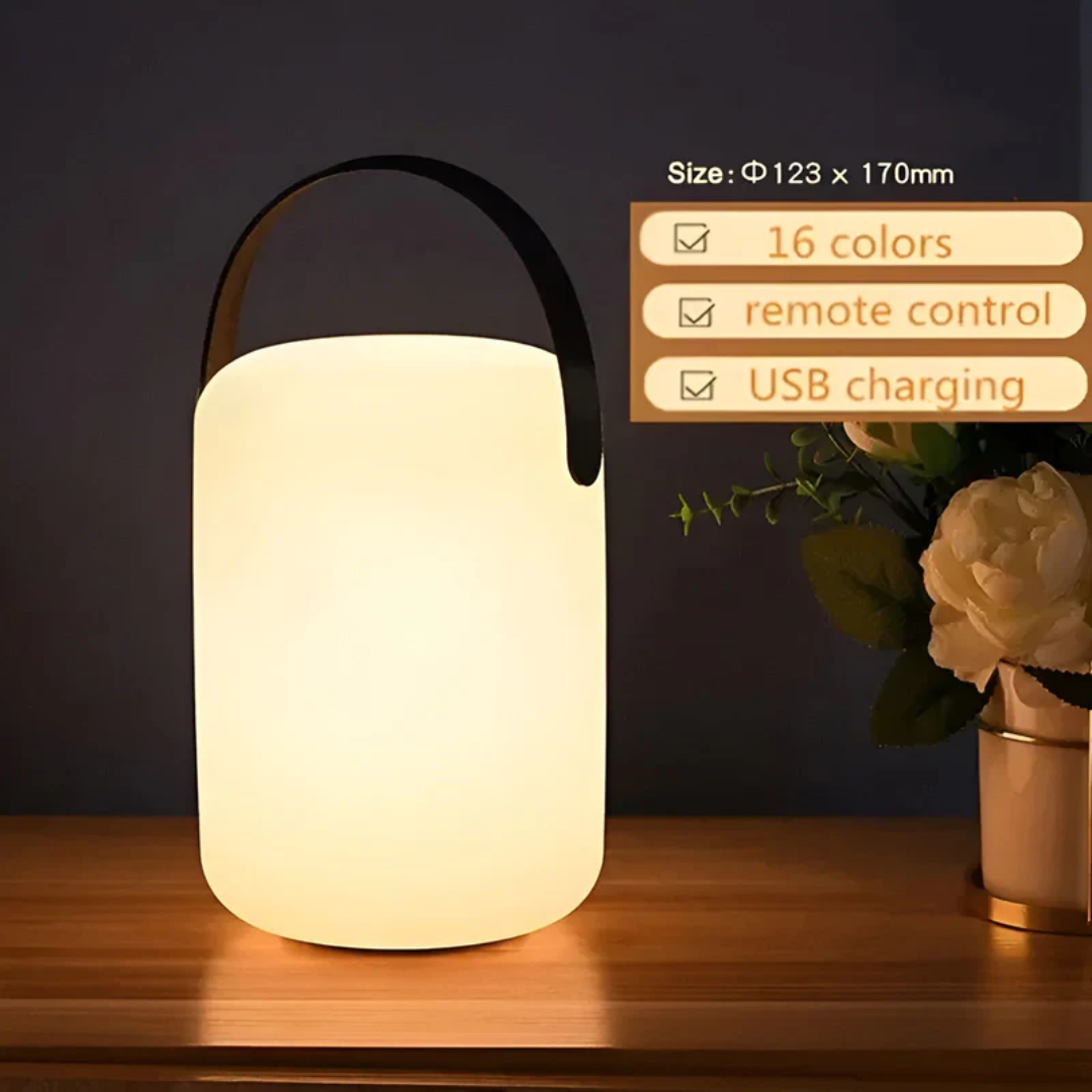 Waterproof Cordless Table Lamp – 16 Colours with Remote 7