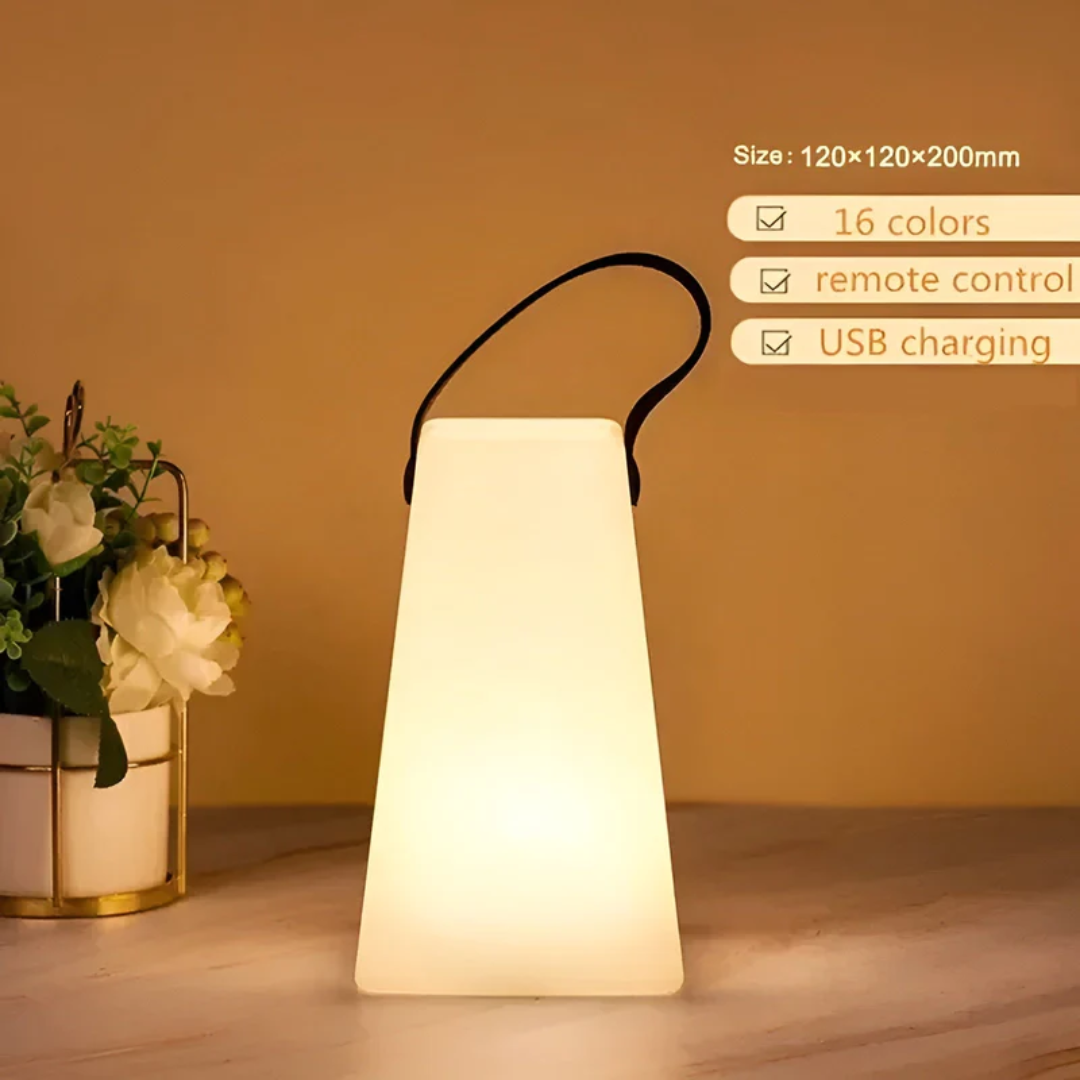 Waterproof Cordless Table Lamp – 16 Colours with Remote 6