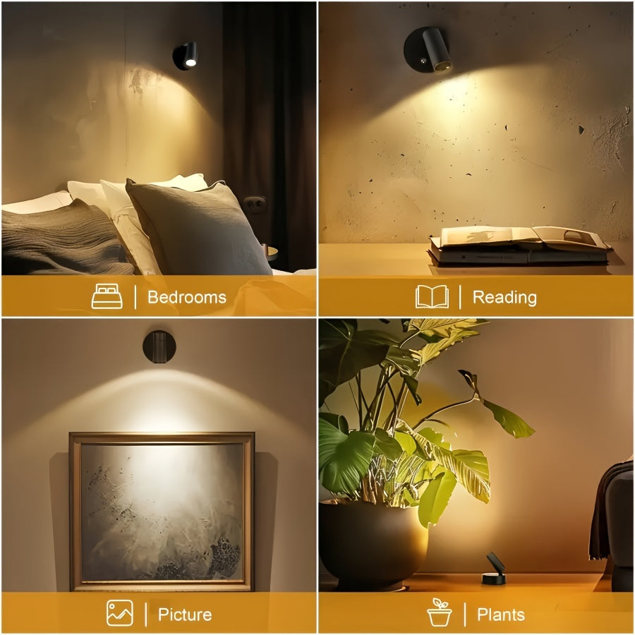 Rechargeable LED Accent Spotlight – Dimmable & Wireless 5