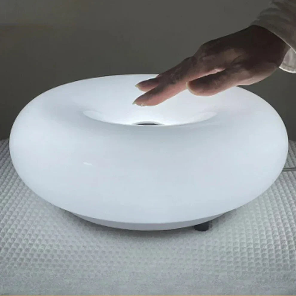 Round LED Table Lamp – 3-Level Touch Dimmer Warm White 2