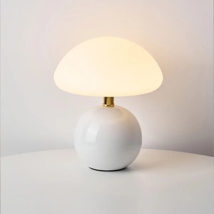 Ceramic Mushroom Table Lamp – Dimmable 3 Light Modes 6