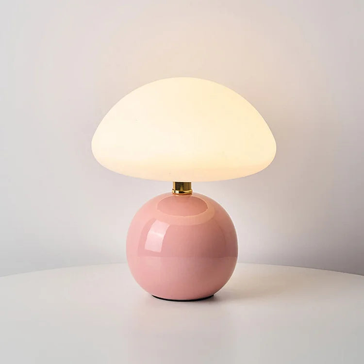 Ceramic Mushroom Table Lamp – Dimmable 3 Light Modes 9