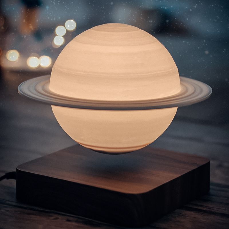 Levitating Planet Lamp – Floating Magnetic Night Light 1