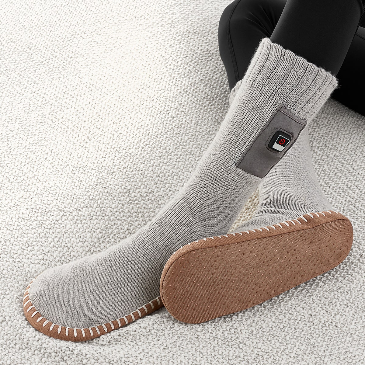 Rechargeable Heated Socks – Non-Slip Sole, Up to 8 Hours 1