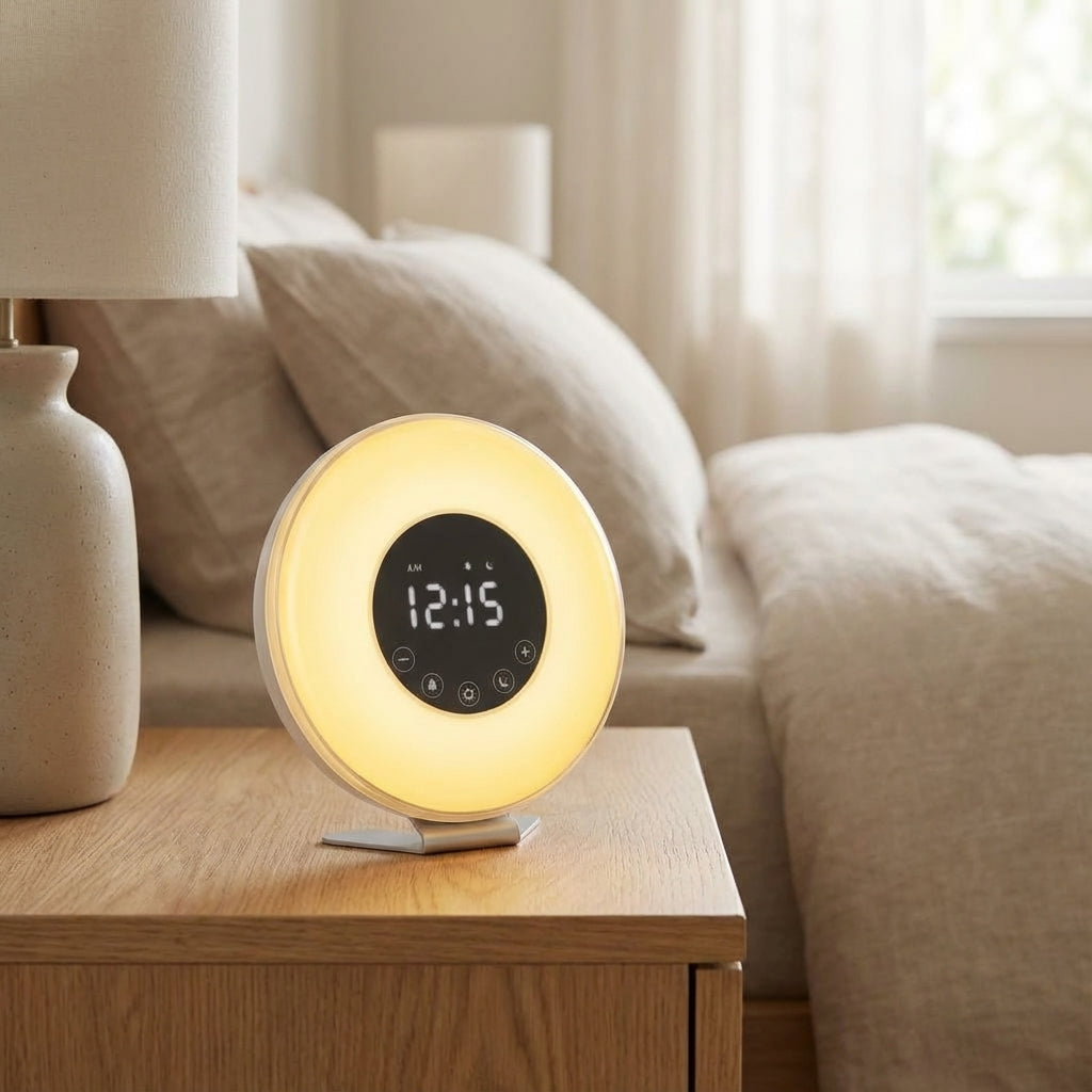 Sunrise Alarm Clock Wake-Up Light with 25 Nature Sounds 1