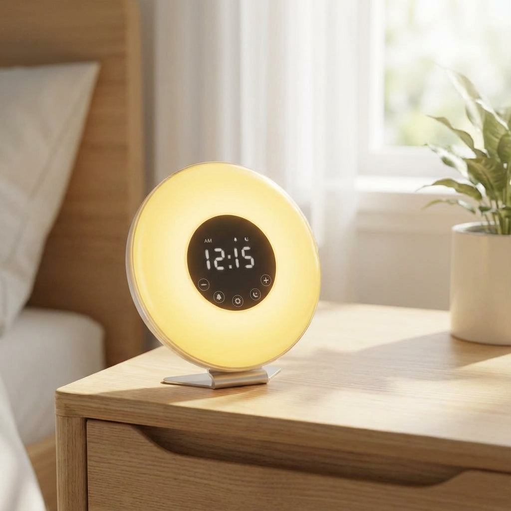 Sunrise Alarm Clock Wake-Up Light with 25 Nature Sounds 2